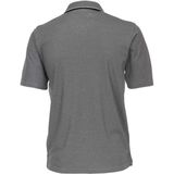 Casa Moda Polo - Donkergrijs - Heren - Katoen/Polyester - Regular-Fit