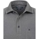 Casa Moda Polo - Donkergrijs - Heren - Katoen/Polyester - Regular-Fit