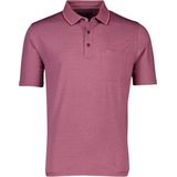 CASA MODA - Comfort Fit - Poloshirt - Donker Roze/Wit - Katoen/Polyester