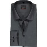 Venti - Overhemd - Antraciet - Effen