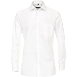 CASA MODA Overhemd - Wit - Strijkvriendelijk - 100% Katoen