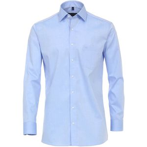 CASA MODA - Modern Fit - Overhemd - Lichtblauw - Strijkvriendelijk