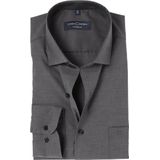 CASA MODA Overhemd - Grijs - 100% Katoen - Kent Kraag - Lange Mouwen