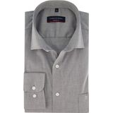 CASA MODA - Modern Fit - Overhemd - Grijs - Mouwlengte 72 cm - Strijkvriendelijk