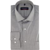 CASA MODA - Modern Fit - Overhemd - Grijs - Mouwlengte 72 cm - Strijkvriendelijk