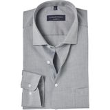 CASA MODA - Modern Fit - Overhemd - Grijs - Mouwlengte 72 cm - Strijkvriendelijk