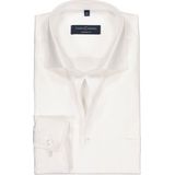CASA MODA Overhemd - Wit - 100% Katoen - Kent Kraag - Lange Mouwen