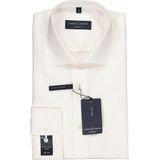 CASA MODA Overhemd - Beige / Off White - 100% Katoen - Strijkvriendelijk