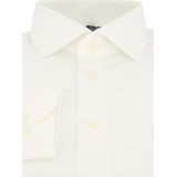 CASA MODA Overhemd - Beige / Off White - 100% Katoen - Strijkvriendelijk