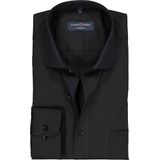 CASA MODA Overhemd - Zwart - 100% Katoen - Strijkvriendelijk