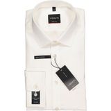 VENTI - Body Fit Overhemd - Beige - Mouwlengte 7 - Strijkvriendelijk