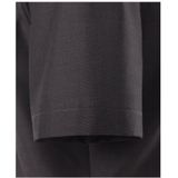 VENTI - Overhemd - Grijs - Modern Fit - Korte Mouw - Popeline - Strijkvriendelijk