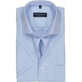 CASA MODA - Modern Fit - Overhemd - Lichtblauw - Korte Mouw - Strijkvriendelijk