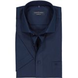 CASA MODA - Modern Fit - Overhemd - Donkerblauw - Strijkvriendelijk - Boordmaat: 46