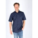 CASA MODA - Modern Fit - Overhemd - Donkerblauw - Strijkvriendelijk - Boordmaat: 46