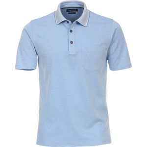 Casa Moda - Polo - Blauw - Katoen/Polyester - Regular-Fit