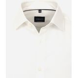 VENTI - Overhemd - Beige - Modern Fit - Popeline - Strijkvrij