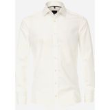 VENTI - Overhemd - Beige - Modern Fit - Popeline - Strijkvrij