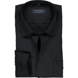 CASA MODA - Comfort Fit Overhemd - Zwart - 100% Katoen