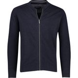 Casa Moda Vest Zip - Navy - Heren - 100% Pima Katoen