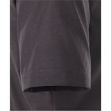 Venti Body Fit Overhemd Korte mouw zilver