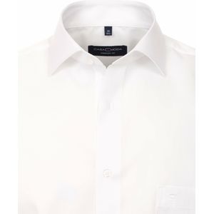 CASA MODA - Comfort Fit Overhemd - Wit - 100% Katoen - Strijkvrij