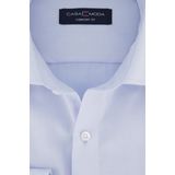 CASA MODA - Overhemd - Lichtblauw - Twill - Strijkvrij