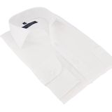 CASA MODA - Comfort Fit Overhemd - Wit - Katoen - Strijkvrij