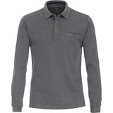 Casa Moda Polo Long Sleeves Grijs - Heren - Longsleeve polo