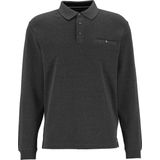 Casa Moda Polo Long Sleeves Antraciet - Heren - Longsleeve polo
