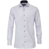 Casa Moda - Overhemd - Blauw - Lange Mouw - 100% Katoen - Modern Kent Kraag