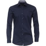 Venti Overhemd blauw, Faux-uni
