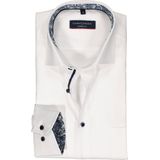 CASA MODA - Modern Fit - Overhemd - Wit - Structuurweving