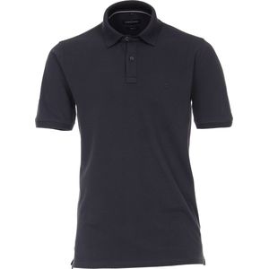 CASA MODA Poloshirt - Antraciet Grijs - Stretch - Korte Mouwen