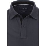 CASA MODA - Poloshirt - Antraciet Grijs - Stretch - Korte Mouwen