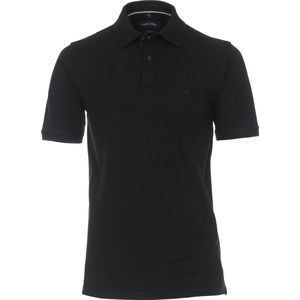 Casa Moda Polo Stretch - Zwart - Heren - 95% Katoen en 5% Stretch