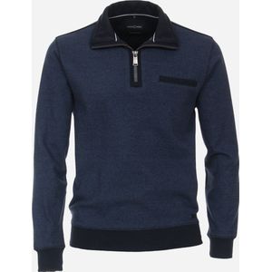 Casa Moda Halfzip Trui Blauw - Heren - Schipperstrui