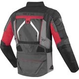 Berik - Safari - Waterdichte 3in1 Textiele Motorjas - Zwart Rood