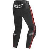 Berik - Track - Leren Motorbroek - Zwart Rood