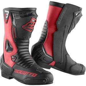 Bogotto - Losail - Motorlaarzen - Zwart - Leer