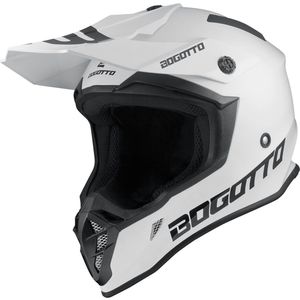 Bogotto - V332 - Crosshelm - Wit - Polycarbonaat
