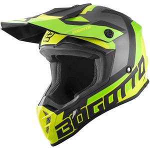 Bogotto V332 Unit Geel Crosshelm - Maat XL - Helm