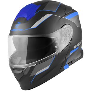 Bogotto - V271 Delta - Systeemhelm - Mat Zwart Blauw