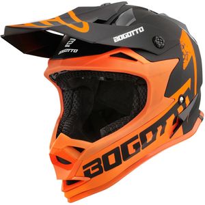 Bogotto - V321 Soulcatcher - Crosshelm - Oranje Zwart