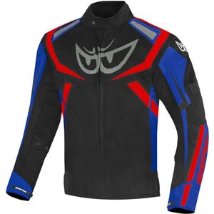 Berik - The Eye - Waterdichte Textiele Motorjas - Zwart Blauw