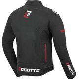 Bogotto - Sparrow - Waterdichte Motorjas - Zwart Rood