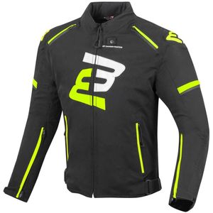 Bogotto - Sparrow - Waterdichte Motorjas - Zwart Geel - Textiel