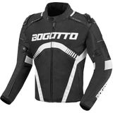 Bogotto - Boomerang - Waterdichte Motorjas - Zwart Wit