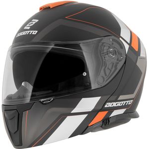 Bogotto - FF403 Murata - Systeemhelm - Oranje Zwart