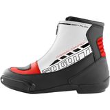 Bogotto - Lap - Motorschoenen - Wit Zwart Rood - Racelaars